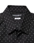 Dolce & Gabbana Black Polka Dot Cotton GOLD Men Formal Dress Shirt